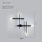 Nordic Minimalist CrossShaped LED Wall Lamp 9