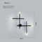 Nordic Minimalist CrossShaped LED Wall Lamp 11