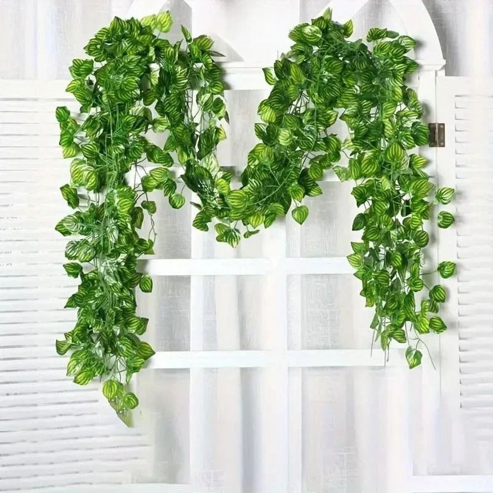 Bulk Artificial Ivy Leaf Hanging Garland 100Meter Value Pack 9