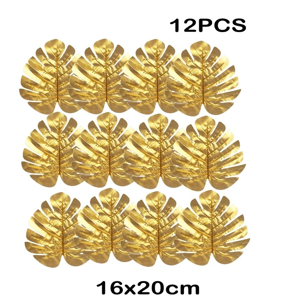 12Piece Tropical Palm Leaf Decor Set 14