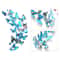 12Piece Simulated Butterfly 3D Decor Set 2