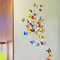 12Piece Simulated Butterfly 3D Decor Set 4