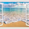 3D Ocean View Window To Paradise Wall Sticker 11
