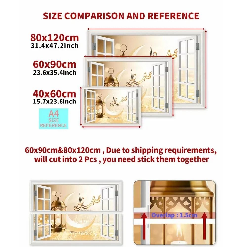 3D Ocean View Window To Paradise Wall Sticker 6