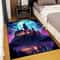 Magic School Castle Print Area Rug 18