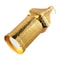Moroccan Golden Hollow Iron LED Lantern 1