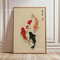 Retro Japanese Forest Koi Zen Canvas Art 2