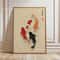 Retro Japanese Forest Koi Zen Canvas Art 13