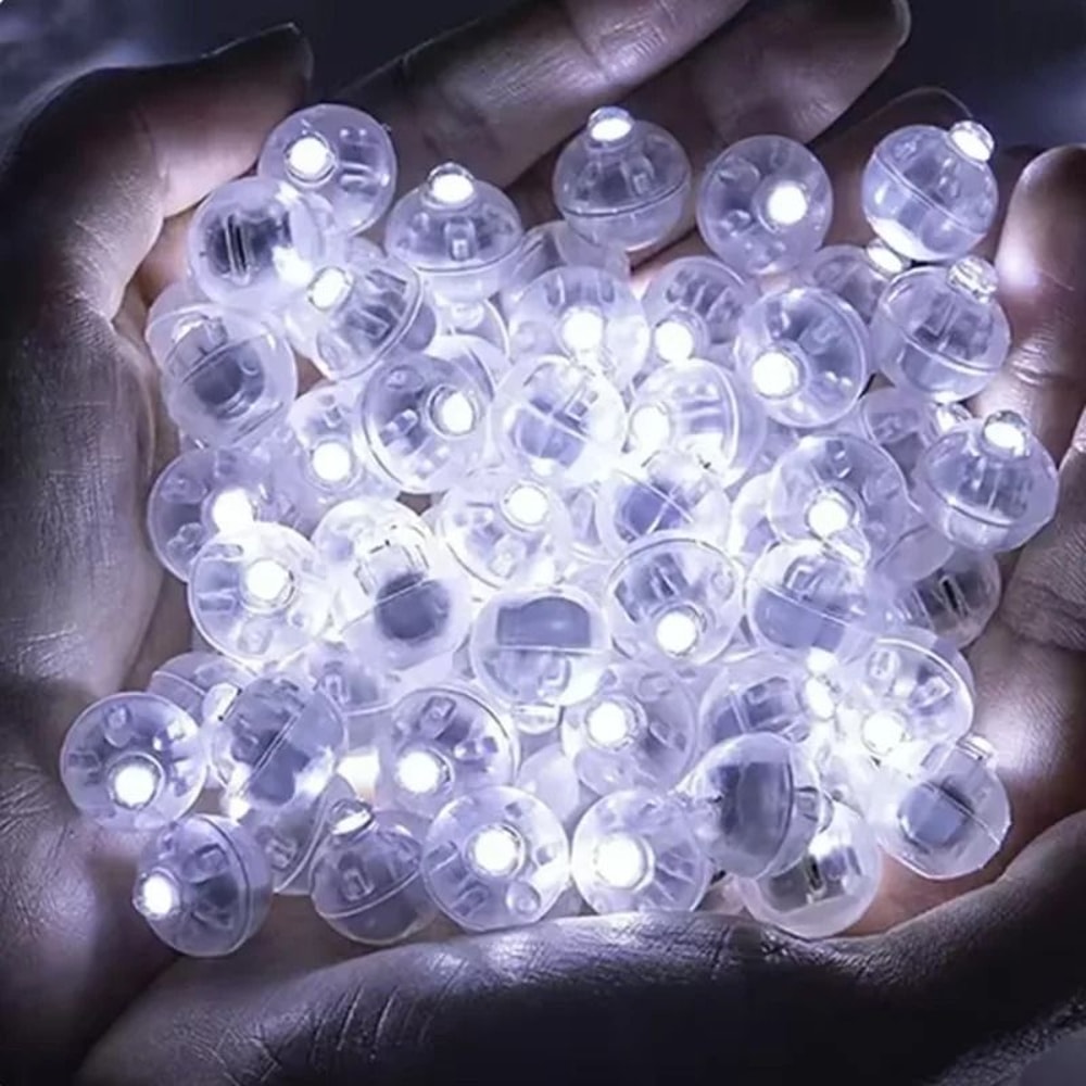 100Piece Mini Round LED Balloon Lights 2