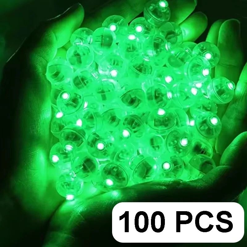 100Piece Mini Round LED Balloon Lights 9