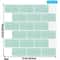 3D Waterproof Peel Stick Kitchen Wall Tiles 10Piece Set 13