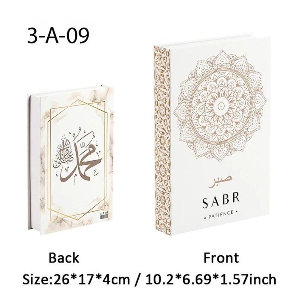 Islamic Mosque Kaaba Series Decorative Storage Books 11