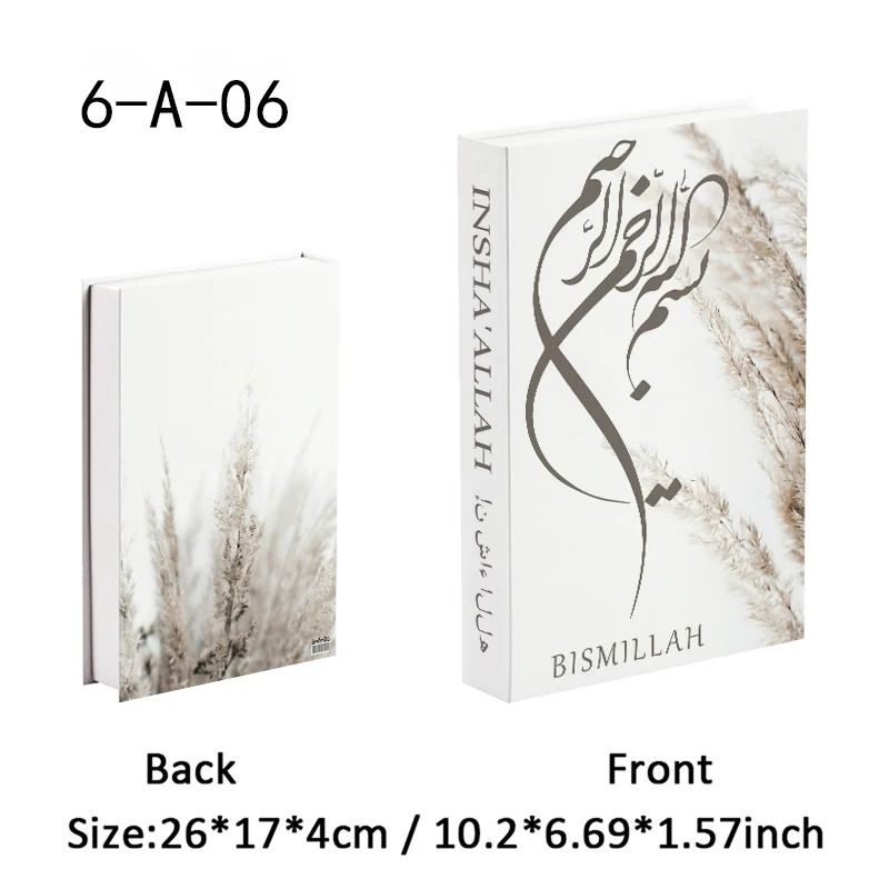 Islamic Mosque Kaaba Series Decorative Storage Books 17