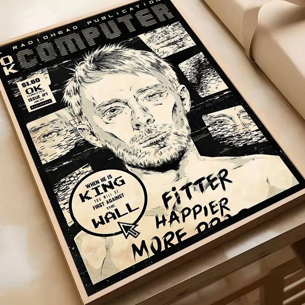 Radiohead Classic Vintage Rock Band Poster 12