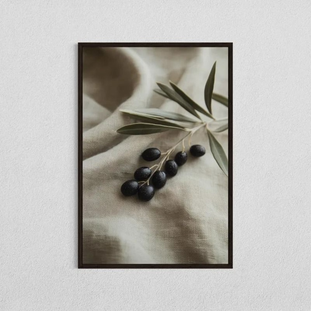 Mediterranean Minimalist Olive Tree Pottery Canvas Art 8
