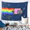 Nyan Cat Pixel Art Tapestry HighDefinition Retro 2D Print For Modern Gaming Living Sanctuaries 2