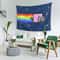 Nyan Cat Pixel Art Tapestry HighDefinition Retro 2D Print For Modern Gaming Living Sanctuaries 3