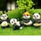 Miniature Kung Fu Panda Figurine Set HighDefinition Zen Garden Accents Modern Sculptural Bonsai D 6