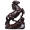 Rosewood Carved Horse Statue HighDefinition Feng Shui Wealth Success Sculpture 6