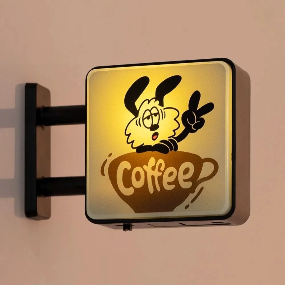 Coffee Corner Atmosphere Light Sign HighDefinition Luminous Miniature Pegboard Decor 8