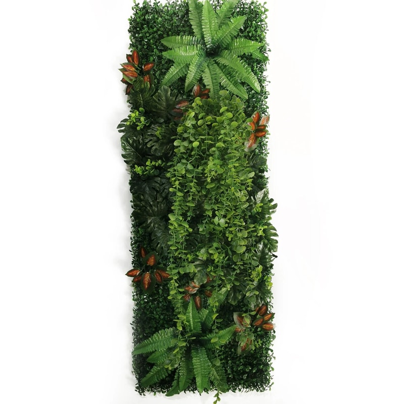 Artificial Rose Lawn Panel HighDefinition Vertical Garden Wall Decoration 4
