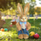 Easter Straw Rabbit Duo HighDefinition Artisanal Botanical Sculptures 3