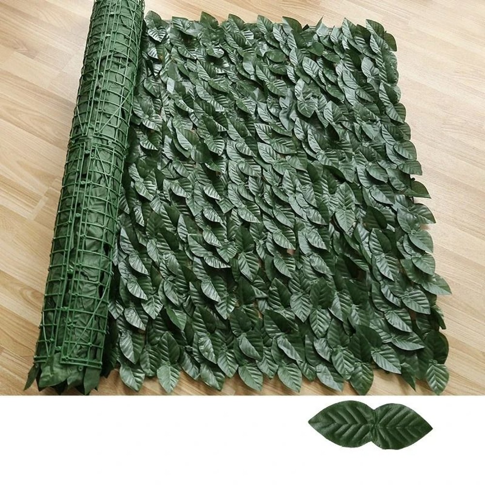 Artificial Ivy Privacy Fence HighDefinition Apple Leaf Vertical Garden Screen 9