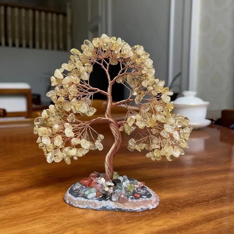 Seven Chakras Tree Of Life HighDefinition Crystal Feng Shui Sanctuary Decor 9