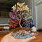 Seven Chakras Tree Of Life HighDefinition Crystal Feng Shui Sanctuary Decor 6