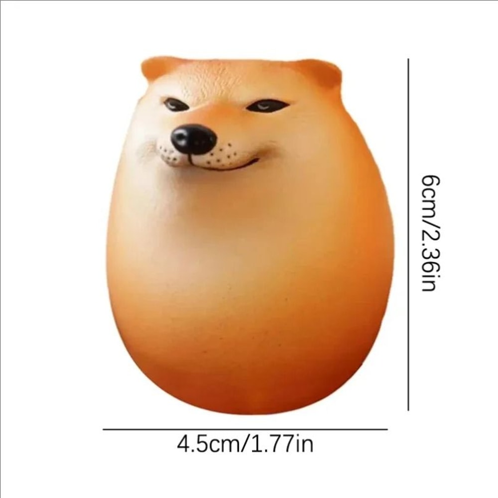 Shibako Dog Egg Sculpture HighDefinition Surrealist Shiba Inu Desk Decor 5