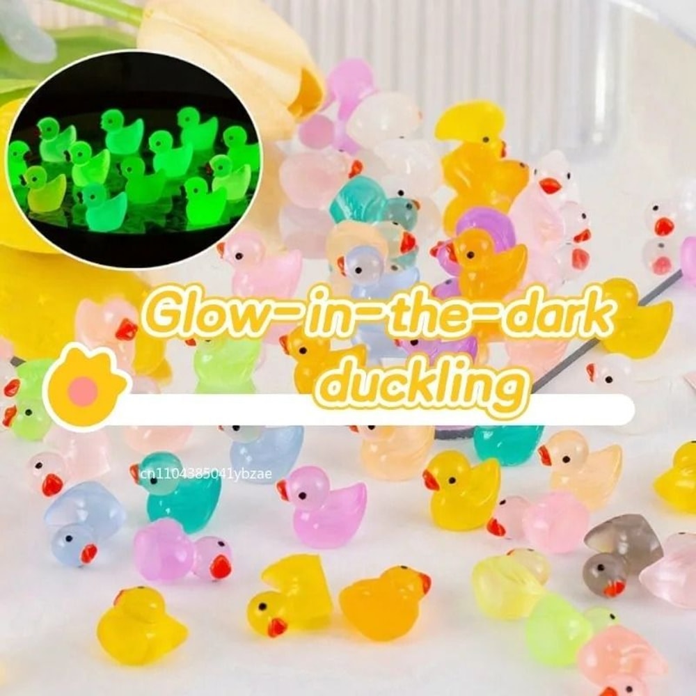 GlowintheDark Mini Ducks HighDefinition Luminescent MicroSculptures 0