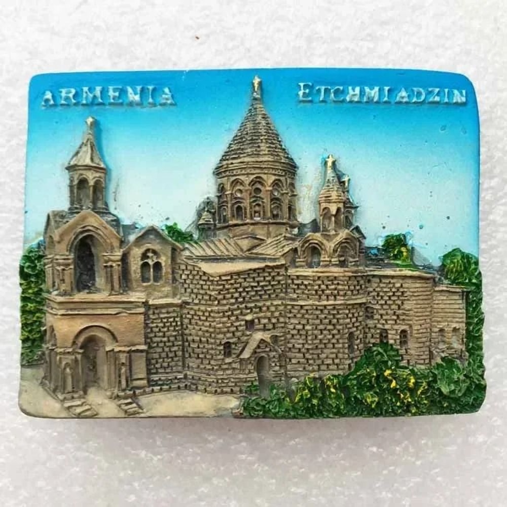 Azerbaijan Heritage Magnet HighDefinition Baku Architectural Sculpture 10