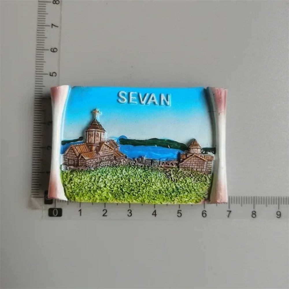 Azerbaijan Heritage Magnet HighDefinition Baku Architectural Sculpture 6