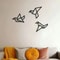 Iron Silhouette Avian Set HighDefinition Modern Wall Art Sculpture 0