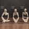 Human Contemplation Sculpture HighDefinition Minimalist Philosophical Set 1