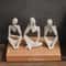Human Contemplation Sculpture HighDefinition Minimalist Philosophical Set 2