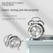 Twin Bell Night Light Alarm Clock HighDefinition Chronometric Metal Sculpture 3