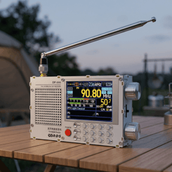 full band dsp radio with high sensitivity fm am shortwave and 2.8 inch display