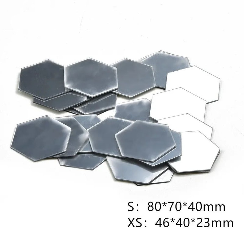 Elite Hexagonal Mosaic Mirror Set HighDefinition Geometric Reflective Sculpture 13