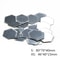 Elite Hexagonal Mosaic Mirror Set HighDefinition Geometric Reflective Sculpture 14