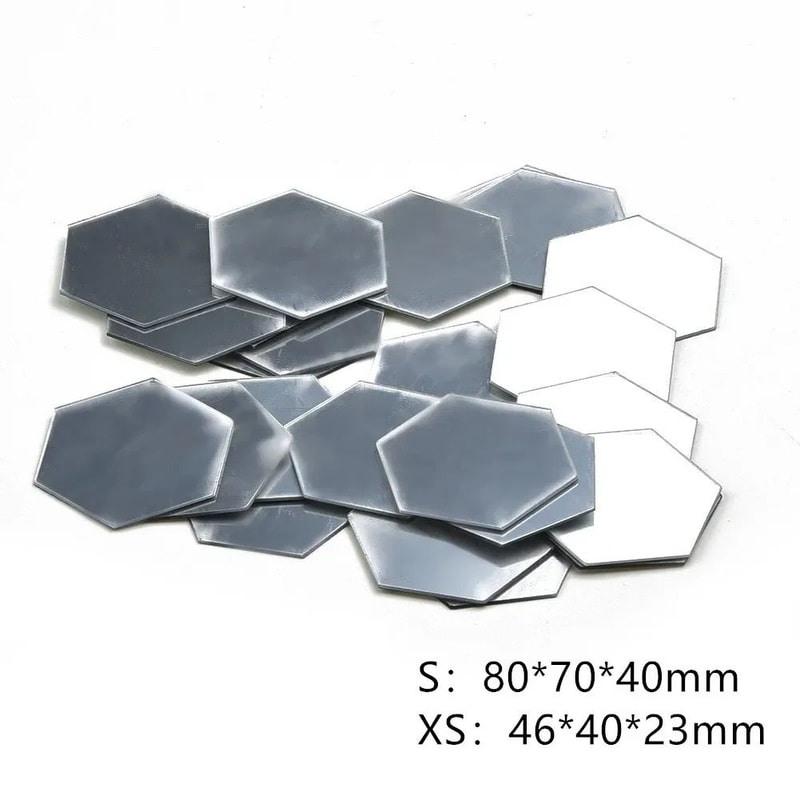 Elite Hexagonal Mosaic Mirror Set HighDefinition Geometric Reflective Sculpture 14