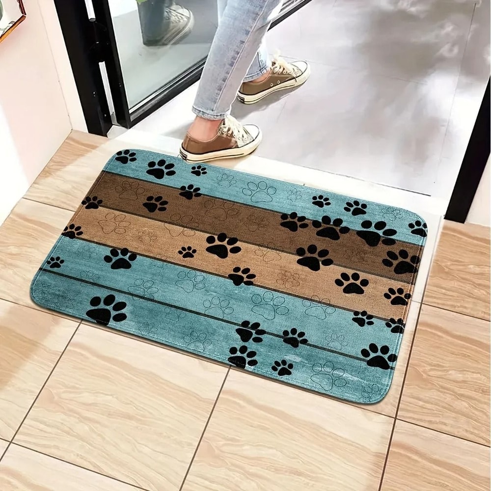 Cat Paw Print Doormat HighDefinition Feline Architectural Sculpture 11