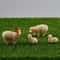 Miniature Sheep Family Set HighDefinition Pastoral Botanical Sculpture 1