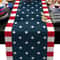 Independence Day Table Runner HighDefinition Patriotic Architectural Sculpture 6
