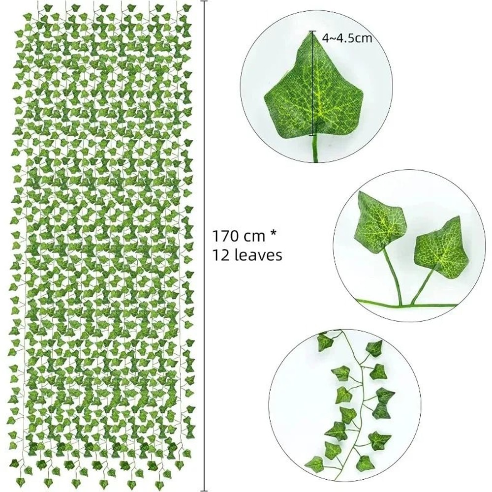 Artificial Ivy Creeper Vine HighDefinition Vertical Botanical Sculpture 5