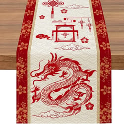 lunar dragon narrative runner – high-definition celestial architectural sculpture