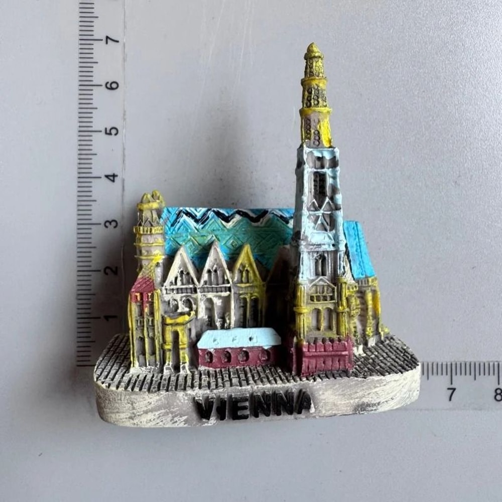 Austria Travel Heritage Magnet HighDefinition Topographic Architectural Sculpture 12