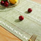 Green Tassel Table Runner HighDefinition Braided Architectural Sculpture 2