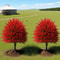Red Lavender Botanical Stake HighDefinition Elemental Architectural Sculpture 2