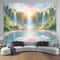 Landscape Waterfall Canyon Tapestry HighDefinition Elemental Architectural Sculpture 11